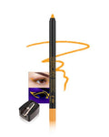 Orange UV Neon Eyeliner Pencil - Halloween Rainbow Colored Eye Makeup - B05