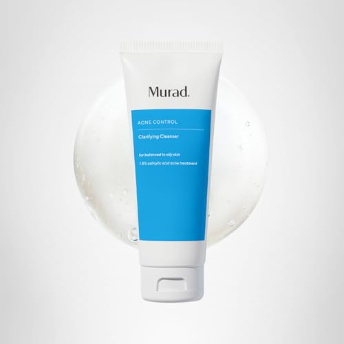 Murad Acne Control Clarifying Cleanser – Salicylic Acid & Green Tea Formula for Acne, Deep Pore Cleansing, Oil Control & Breakout Prevention for Clear, Balanced, Healthy-Looking Skin (5 Fl Oz)
