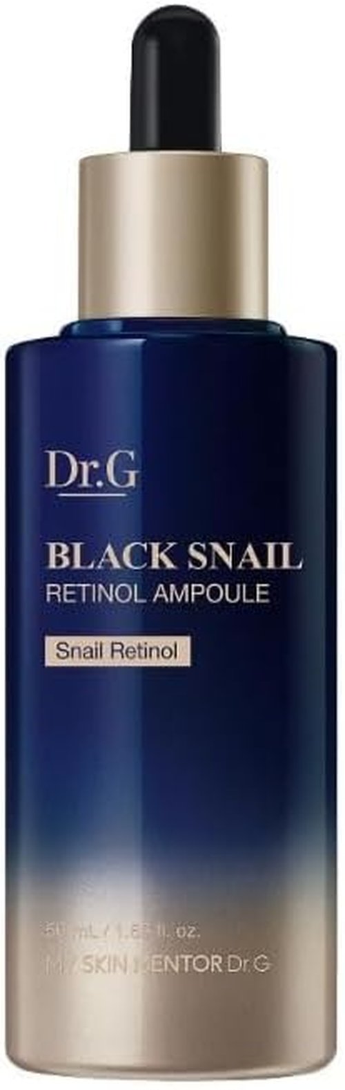 Dr. G Black Snail Retinol Ampoule - Advanced Anti-Aging Serum with Snail Mucin - 1.69 fl oz for Glowing Skin