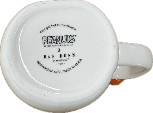 Snoopy Halloween Ceramic Mug - Spooky Season Rae Dunn Peanuts Variation