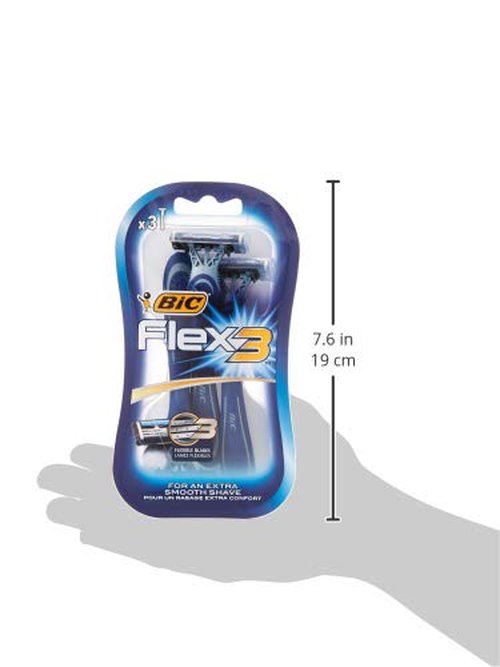 BIC Flex 3 Comfort Disposable Razors - Pack of 3