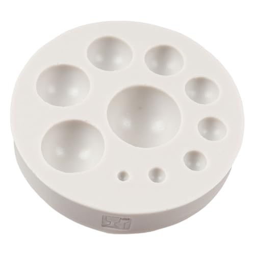 Pearl Fondant Mold Semi Sphere Chocolate Silicone Mold - Style C