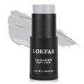 Light Gray Face Paint Stick - Cream-Based Body Makeup for Halloween & Cosplay - 1.06 Oz