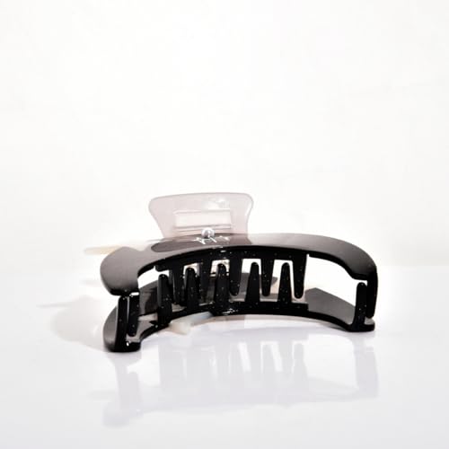 Black Star Moon Hair Clip - Acetate Claw Hair Accessories for Women