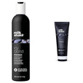 Milk_Shake Icy Blond Shampoo & Conditioner - Black Pigment for Light Blonde & Platinum Hair