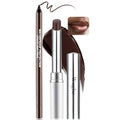 Black Lipstick & Brown Lip Liner Set Tinted Lip Balm for Hydration & Precision — Black & Brown Variation