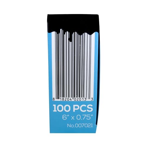 Disposable Wooden Waxing Spatulas 100 Pcs - Rounded Applicator Sticks for Body Waxing