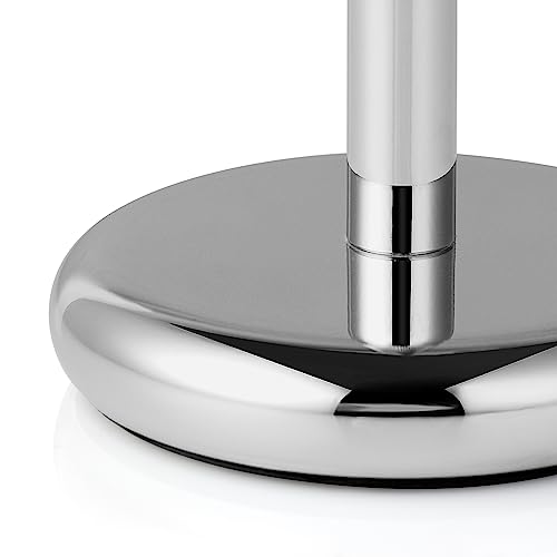 Perfecto Deluxe Chrome Razor and Brush Stand - Elegant Shaving Accessory
