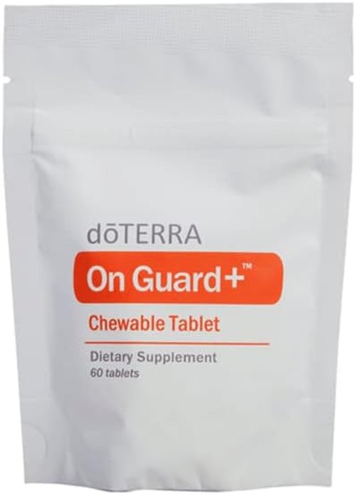 doTERRA On Guard+ Chewable Tablets - Immune Support with Natural Ingredients | 60 Count