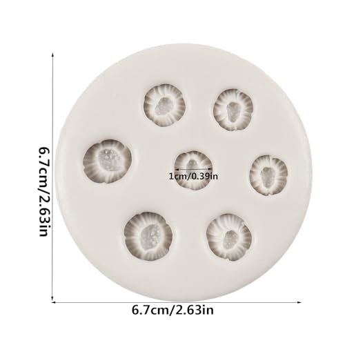 Silicone Fondant Mold Flower Chocolate Candy Molds - Plum Blossom Style C