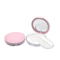Skiennix Empty Plastic Loose Powder Compact - Reusable 5g Makeup Container with Velvet Puff & Mirror