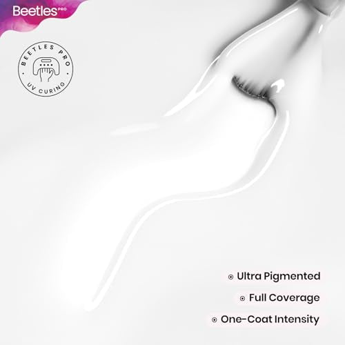 White Gel Nail Polish - Long-Lasting 20ml Professional Nail Art