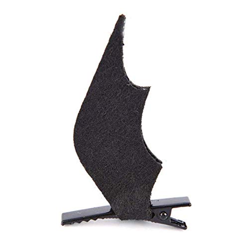 Black Bat Wings Hair Clips - Halloween Devil Wing Hair Barrettes for Cosplay