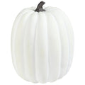 Artificial White Pumpkin Decor - 19 Inch Fall Halloween Thanksgiving