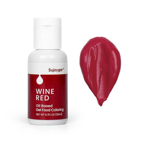 Oil Based Food Coloring for Chocolate - Wine Red, 20ml - Edible & Non-Toxic