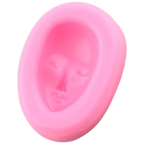 3D Human Face Silicone Fondant Mold - Style A Cake Decoration Tool