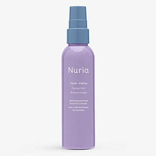 Nuria Calm Facial Mist - Fragrance-Free Damask Rose Water Spray with Marigold & Oat | 120mL/4.1 fl oz
