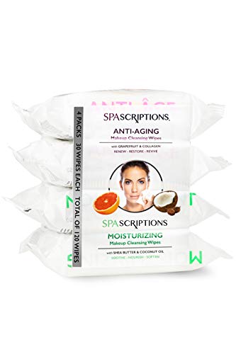 Makeup Remover Wipes Bulk - Hydrating, Anti-Aging, Pore Refining, Travel Pack