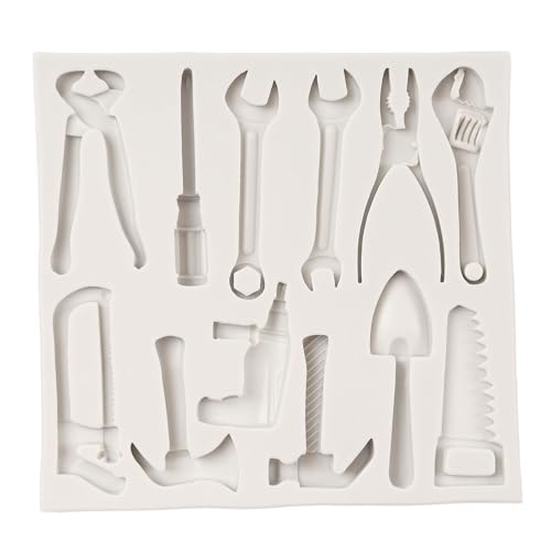 Construction Tools Silicone Fondant Mold Hand Tools Set - Style A