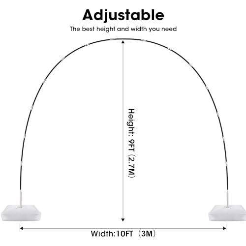 Balloon Arch Kit with Electric Pump and Adjustable Stand - Wedding Baby Shower Birthday