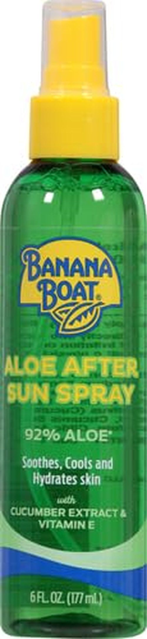 Banana Boat Aloe After Sun Spray - Soothing Aloe Vera & Cucumber Extract for Sunburn Relief | 6 Fl Oz