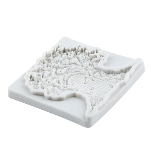 Fairy Garden Wooden Door Silicone Mold - Tree House Fondant & Chocolate Mold - Style D