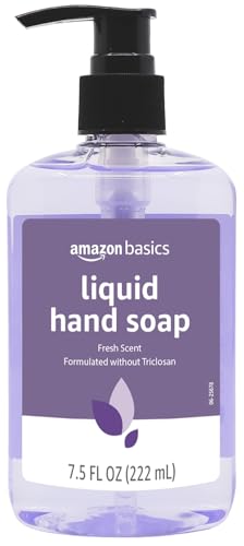 Liquid Hand Soap with Moisturizers - Fresh Scent, 7.5 Fl Oz Pack of 6 - Amazon Basics