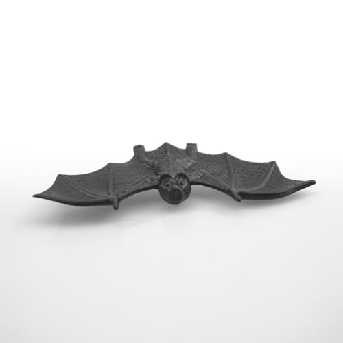 20 Pack Black Halloween Plastic Bats - Realistic Scary Party Decorations