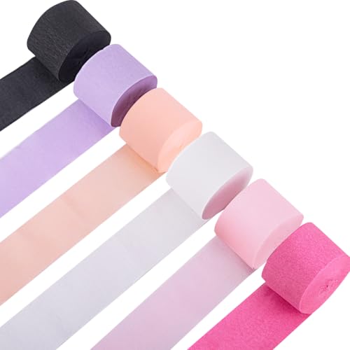 Pastel Halloween Crepe Paper Streamers - Pink Halloween Decoration Set