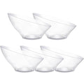 20 Oz Clear Plastic Party Bowls - Pack of 20, Food-Grade, Reusable & Disposable