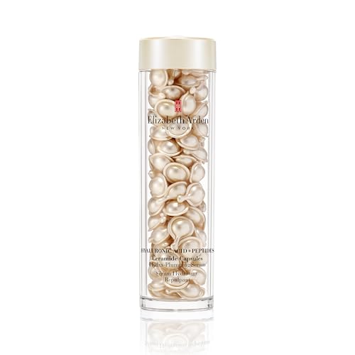 Elizabeth Arden Hyaluronic Acid + Peptides Ceramide Capsules Hydra-Plumping Serum, 90 Capsules, 1.4 fl oz