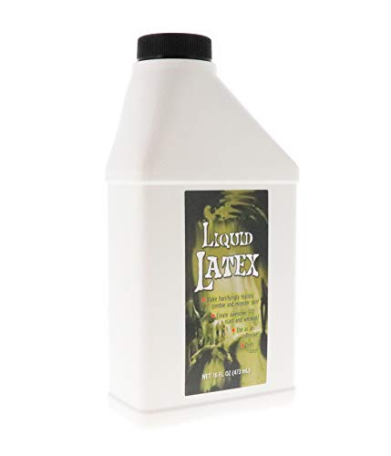 Liquid Latex 16oz - Professional FX Makeup for Zombie and Monster Effects