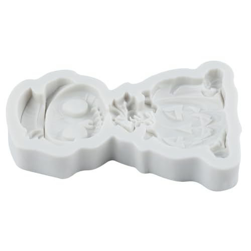 Halloween Skeleton Skull Pumpkin Silicone Mold - Style R