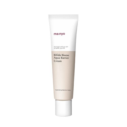 MANYO Bifida Biome Aqua Barrier Cream - Hydrating Moisturizer for All Skin Types | 2.7 fl oz (80ml)