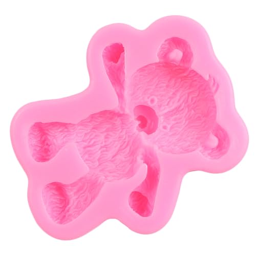 Bear Silicone Fondant Mold - Teddy Bear Candy & Chocolate Molds, Style C