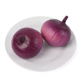 Artificial Purple Onion Food Model 2PCS for Kitchen Decor & Photography Props