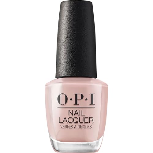 OPI Nail Lacquer Bare My Soul - Sheer Soft Beige Nail Polish - Long Lasting