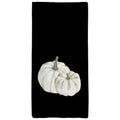 Black Fall Pumpkin Kitchen Hand Towels - 16x24in Farmhouse Decor
