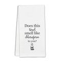 Funny 16x24 Inch Halloween Bath Dish Hand Towel - Smells Like Chloroform Variation