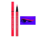 Neon Pink UV Glow Liquid Eye Liner - Matte Waterproof Colorful Eyeliner Pen