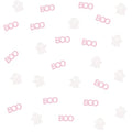 Halloween Baby Shower Confetti - Pink Ghost Party Table Decorations, 120 Pieces