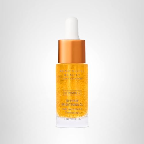 Meaningful Beauty Vitamin C Bi-Phase Brightening Oil with Activated C Technology, 0.33 fl. Oz