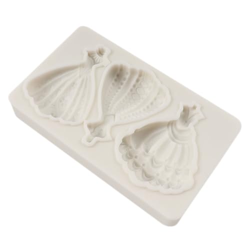 Wedding Dress Silicone Mold for Cake Decorating & Sugar Crafts - Princess Style D
