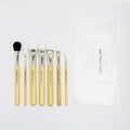 Professional Makeup SFX Glue Brush Set 7 Pieces with Ziplock Pouch