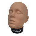 Beige Mehron Makeup Practice Head for Students - Professional Vinyl Mannequin