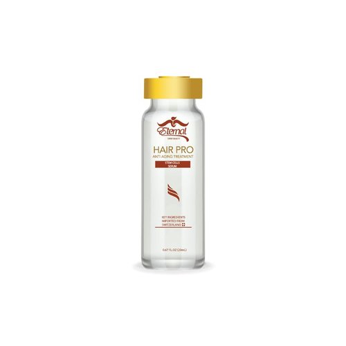 Eternal Spirit Beauty Hair Pro Anti Aging Treatment Shampoo and Conditioner, Serum, Scalp Massager Brush. Revitalize with Swiss Stem Cells, Argan Oils, Keratin. 32 Fl Oz