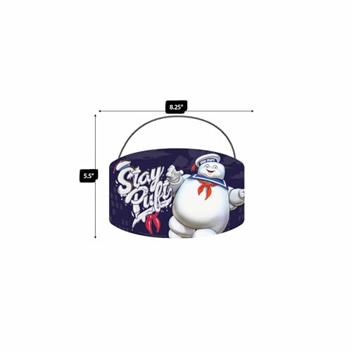 Ghostbusters Stay Puft Marshmallow Man Hanging Wood Wall Decor - Blue Variation