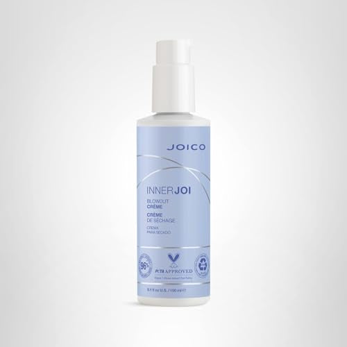 Joico InnerJoi Blowout Creme | Styling For All Hair Types | Sulfate & Paraben Free | Naturally-Derived Vegan Formula | 5.1 oz