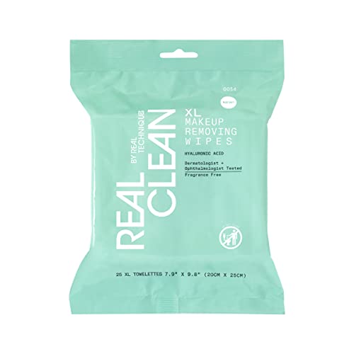 Blue XL Makeup Removing Wipes with Hyaluronic Acid - 25 Count