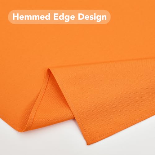Orange Nightstand Cover 24x24 Inch Washable End Table Protector - NEWISHER